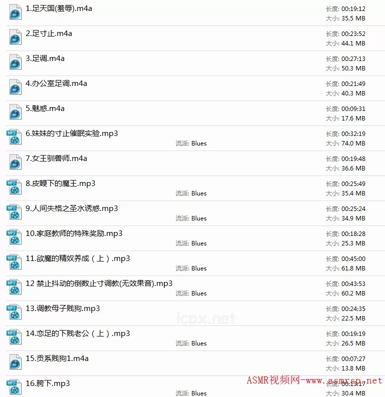 步非烟asmr音频分享大合集01-224部10.7G