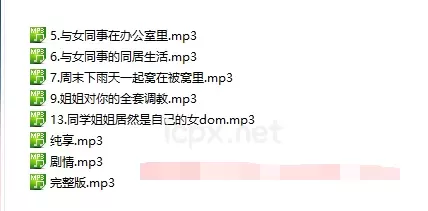 小元福利R18音声合集《与女同事的同居生活》