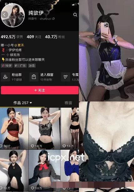 抖音纯欲伊微密圈内容1-6期精选作品资源写真视频