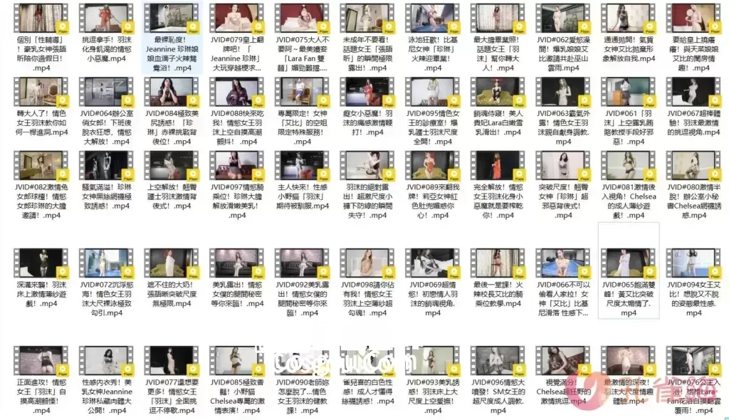 台湾名站《JVID视频》价值3000元高清视频66部[18.66GB]