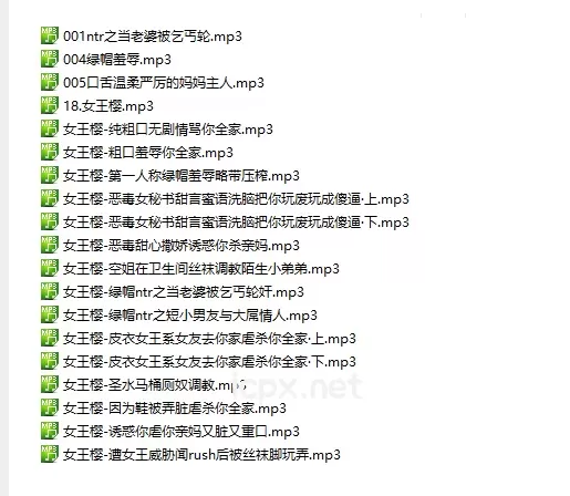 M向女王樱合集 抖M最爱19部音频