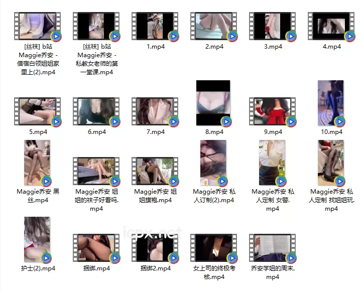 Maggie乔安私人订制福利付费视频23部4.31G