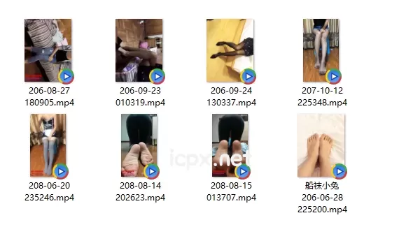 船袜小兔丝足ASMR助眠8部合集1.18G