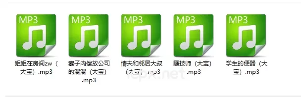 中文音声CV大宝剧情ASMR音频5部