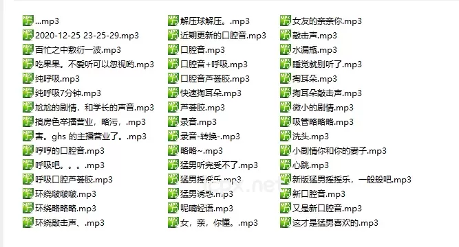 夏悠悠ayo女友的亲亲你45套最全音频1.04G