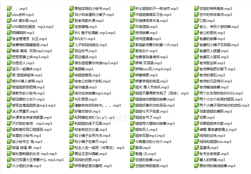圈圈210部音频大合集4.28G