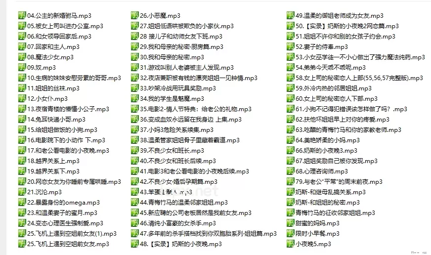 奶斯姐姐夜宿青楼的懵懂小公子66部音频2.46G