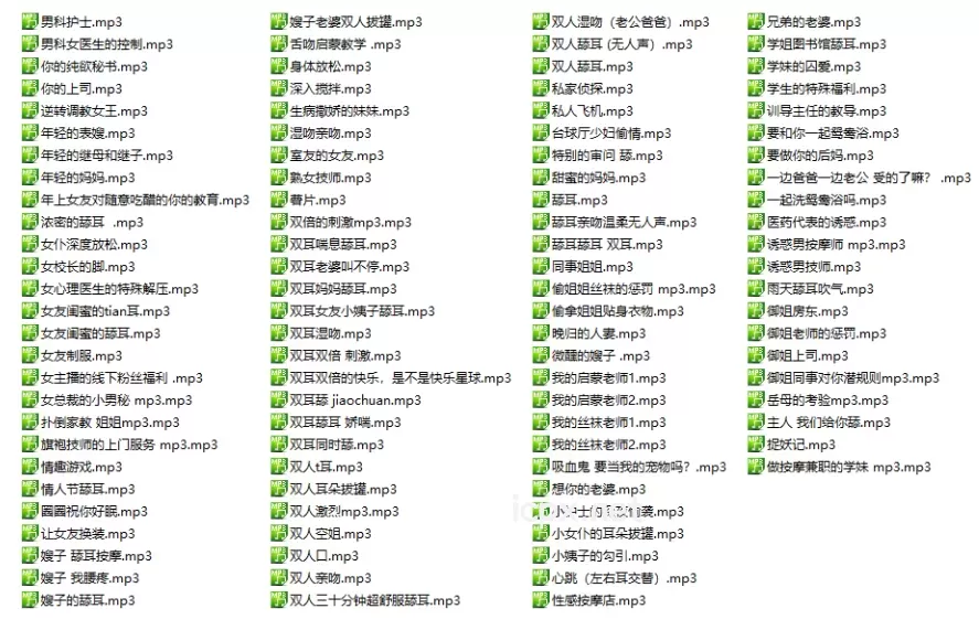 圈圈210部音频大合集4.28G