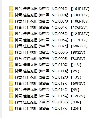 抖音佳佳拖把微密圈01-17期套图+视频合集
